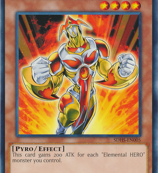 Elemental Hero Heat [SDHS-EN005] Common Hot on Sale