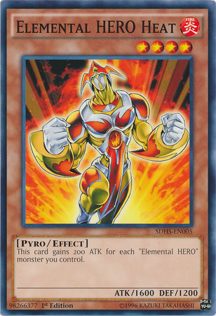 Elemental Hero Heat [SDHS-EN005] Common Hot on Sale