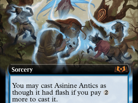 Asinine Antics (Extended Art) [Wilds of Eldraine] on Sale