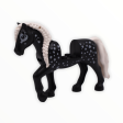 Black Horse with White Spots and White Braided Mane (Friends, 2021) Discount