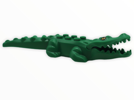 Alligator (green, printed eyes) For Cheap